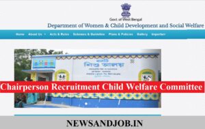 Chairperson Recruitment Child Welfare Committee