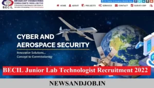 BECIL Junior Lab Technologist Recruitment 2022