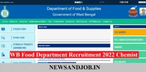 WB Food Department Recruitment 2022 Chemist