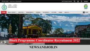 Block Programme Coordinator Recruitment 2022