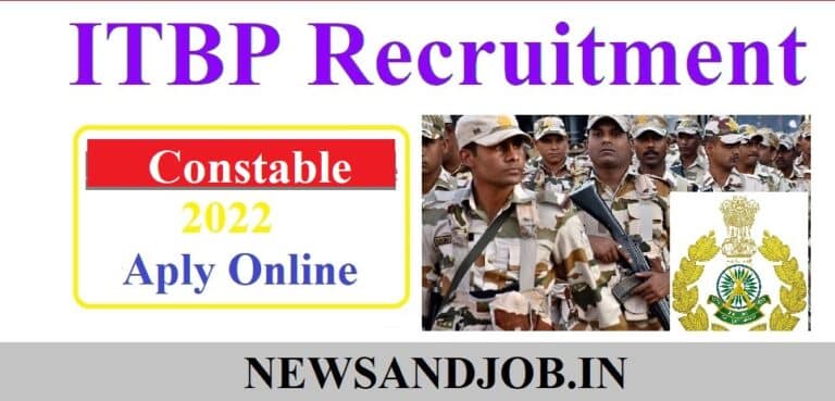 ITBP Recruitment 2022 Constable Apply Online