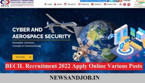 BECIL Recruitment 2022 Apply Online Various Posts