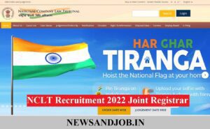 NCLT Recruitment 2022 Joint Registrar