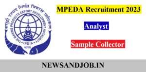 MPEDA Recruitment 2023 Analyst
