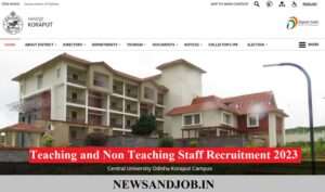 Teaching and Non Teaching Staff Recruitment 2023