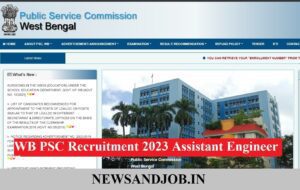 WB PSC Recruitment 2023 Assistant Engineer