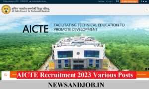AICTE Recruitment 2023 Various Posts 
