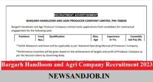 Bargarh Handloom and Agri Company Recruitment 2023