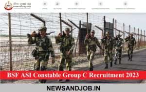 BSF ASI Constable Group C Recruitment 2023 