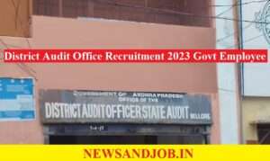 District Audit Office Recruitment 2023 Govt Employee