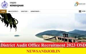 District Audit Office Recruitment 2023 OSD