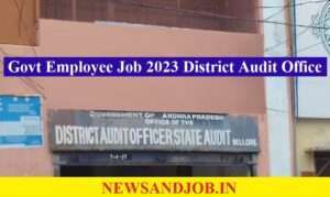 Govt Employee Job 2023 District Audit Office