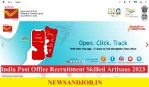 India Post Office Recruitment Skilled Artisans 2023