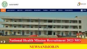 National Health Mission Recruitment 2023 MO