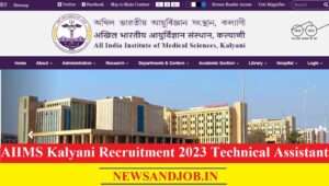AIIMS Kalyani Recruitment 2023 Technical Assistant