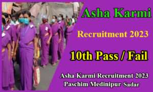 Asha Karmi Recruitment 2023 Sadar