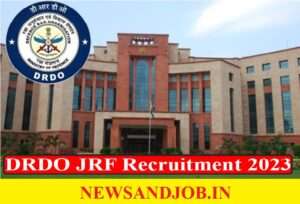 DRDO JRF Recruitment 2023 Notification Download