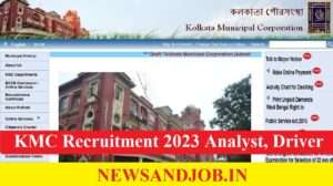 KMC Recruitment 2023 Analyst, Driver in Kolkata