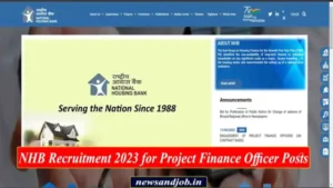 NHB Recruitment 2023 for Project Finance Officer Posts