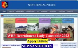 WBP Recruitment Lady Constable 2023 Apply Online