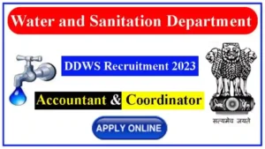 DDWS Recruitment 2023: Accountant & Coordinator