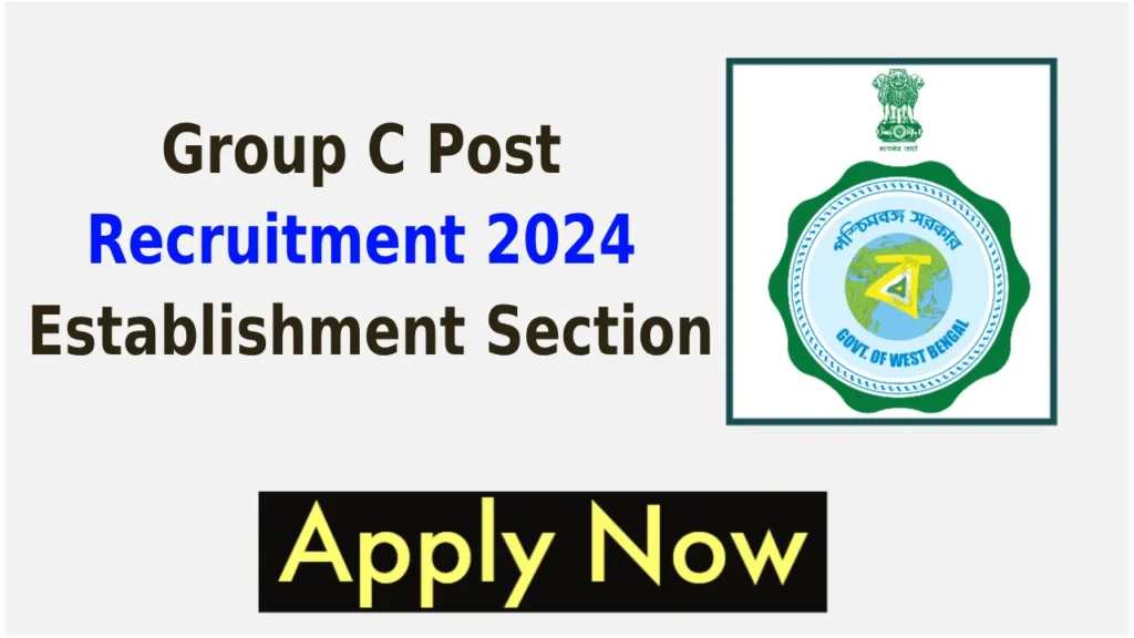 Group C Post Recruitment 2024 Bankura Establishment Section