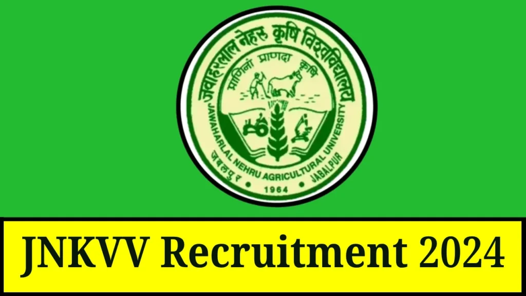 JNKVV Recruitment 2024 Notification - JRF Vacancy