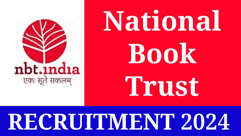 National Book Trust Recruitment 2024 Notification