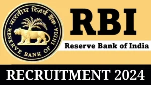 RBI Recruitment 2024 Notification Apply Offline