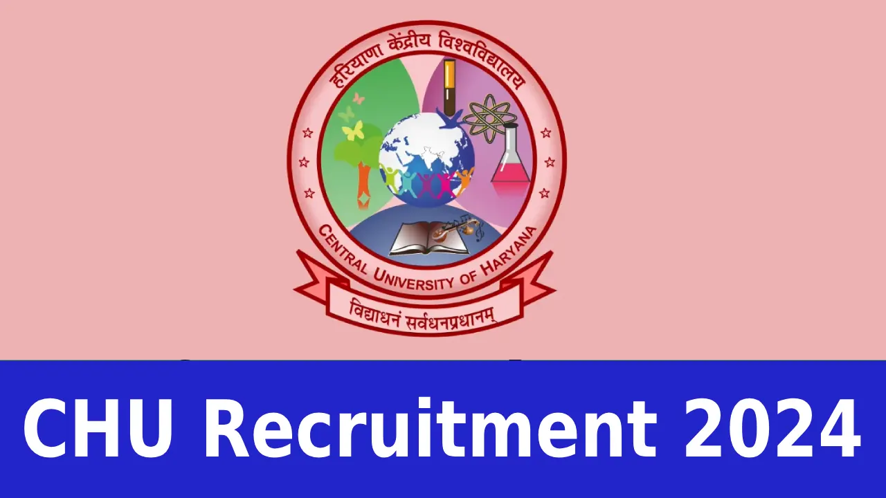 Central University of Haryana Recruitment 2024 Notification