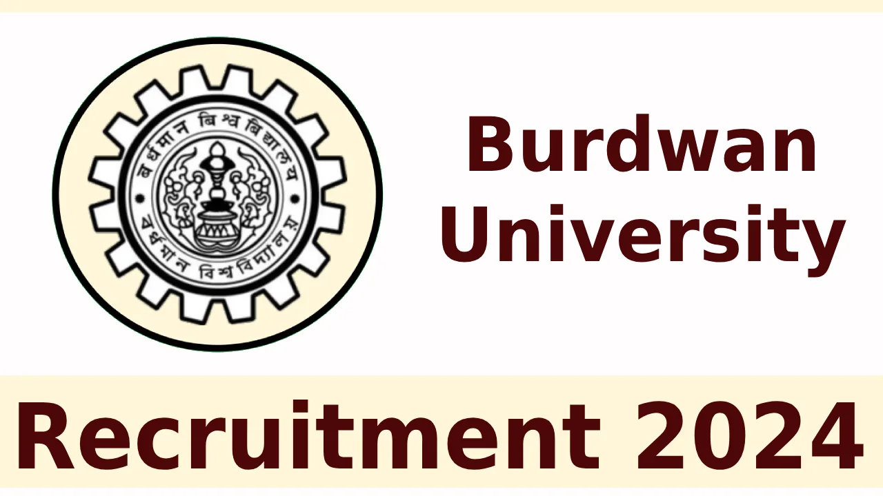 Burdwan University Recruitment 2024 in Zoology Department