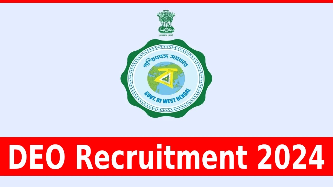 Data Entry Operator Recruitment 2024 in West Bengal