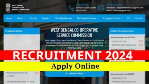 WEBCSC Recruitment 2024 Clerical Cadre Apply Online