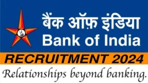 Bank of India Recruitment 2024 Security Officer