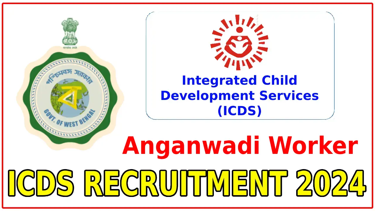 ICDS Anganwadi Worker Recruitment 2024 Apply Online Madla