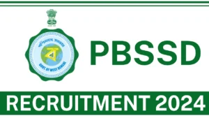PBSSD Recruitment 2024 Notification Apply Online