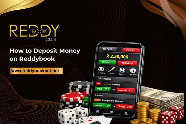 How to deposit money on Reddybook